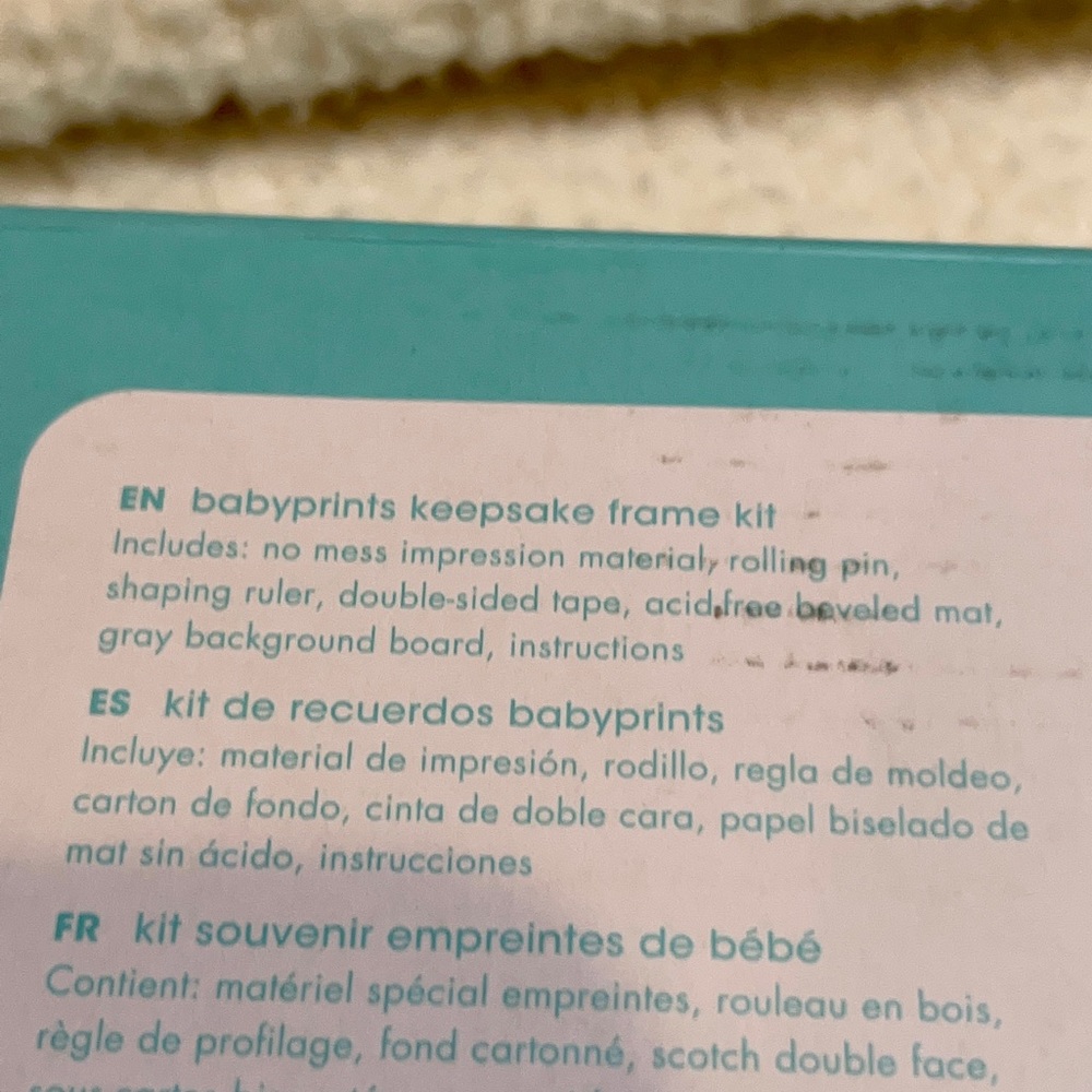 Pearhead - Babyprints Picture frame kit - Picture 2 of 3